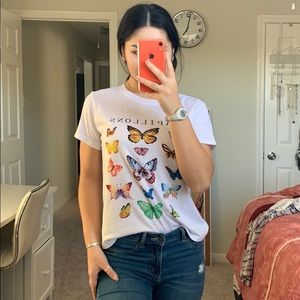 White Butterfly T-shirt